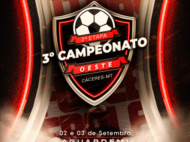Cáceres se prepara para a 2ª etapa do 3º Campeonato Oeste nos dias 02 e 03 de setembro.